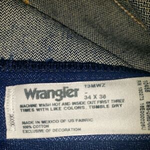 Wrangler jeans 34x36